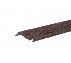 Планка примыкания с гранулятом Shinglas Красно-коричневый