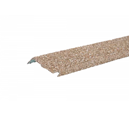Планка примыкания с гранулятом Shinglas Латунный Планка примыкания с гранулятом Shinglas Латунный