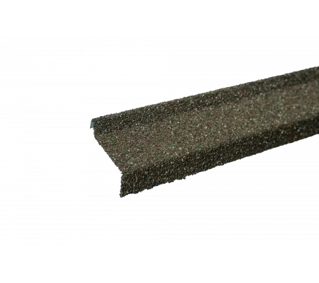 Планка примыкания с гранулятом Shinglas Оливковый Планка примыкания с гранулятом Shinglas Оливковый