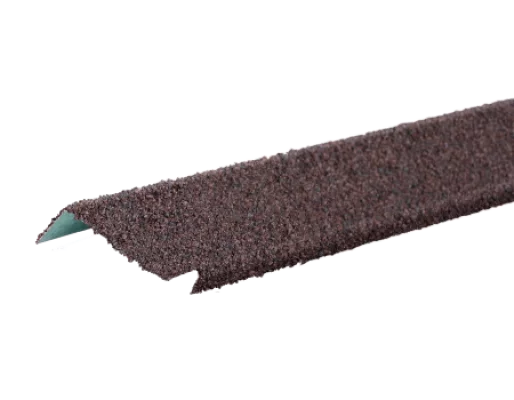 Планка примыкания с гранулятом Shinglas Коричневый Планка примыкания с гранулятом Shinglas Коричневый