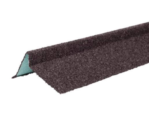 Планка торцевая Коричневая с гранулятом правая Shinglas Планка торцевая Коричневая с гранулятом правая Shinglas