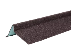 Планка торцевая Коричневая с гранулятом правая Shinglas