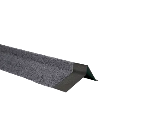 Планка торцевая с гранулятом Shinglas Серый левая Планка торцевая с гранулятом Shinglas Серый левая