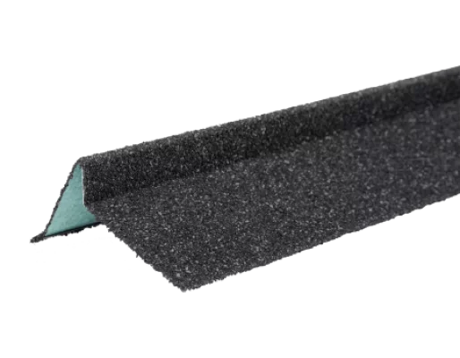 Планка торцевая с гранулятом Shinglas Серый правая Планка торцевая с гранулятом Shinglas Серый правая