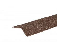 Планка карнизная с гранулятом Shinglas Бронзовый