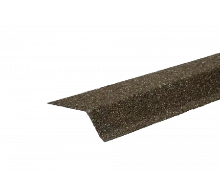 Планка карнизная с гранулятом Shinglas Коричнево-зеленый Планка карнизная с гранулятом Shinglas Коричнево-зеленый