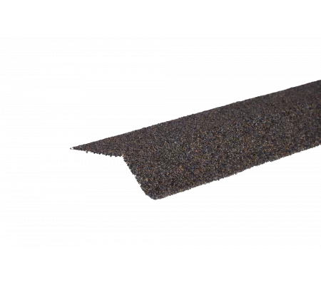 Планка карнизная с гранулятом Shinglas Коричнево-серый Планка карнизная с гранулятом Shinglas Коричнево-серый