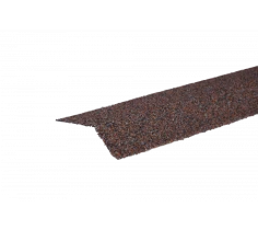 Планка карнизная с гранулятом Shinglas Красно-коричневый