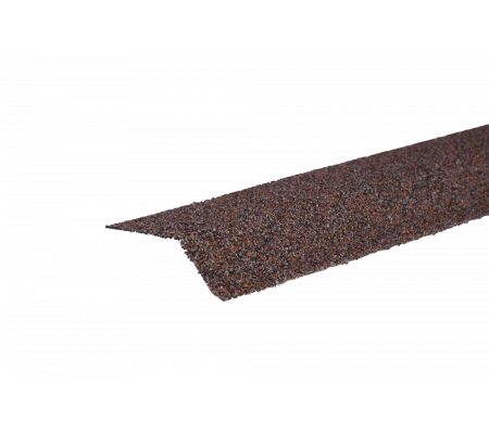 Планка карнизная с гранулятом Shinglas Красно-коричневый