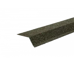 Планка карнизная с гранулятом Shinglas Оливковый
