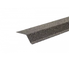 Планка карнизная с гранулятом Shinglas Серо-голубой