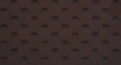 Гибкая черепица SHINGLAS comfort Сальса Каштан