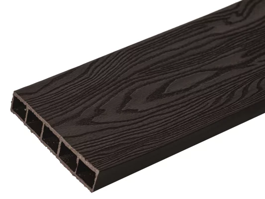 Доска 3D для грядки TalverWood 150х25х2950 двусторонняя текстура-соло, Венге, глубокий эмбоссинг-1 Доска 3D для грядки TalverWood 150х25х2950 двусторонняя текстура-соло, Венге, глубокий эмбоссинг-1