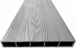 Доска 3D для грядки TalverWood 220х30х2950 двусторонняя текстура-соло, Серая, глубокий эмбоссинг