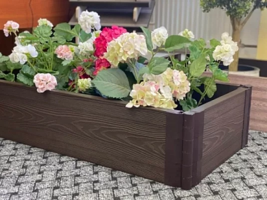 Доска грядочная высокая+теплая. Для клумб, грядок, цветочниц 300х30х2950, Венге, глубокий эмбоссинг-2 Доска грядочная высокая+теплая. Для клумб, грядок, цветочниц 300х30х2950, Венге, глубокий эмбоссинг-2