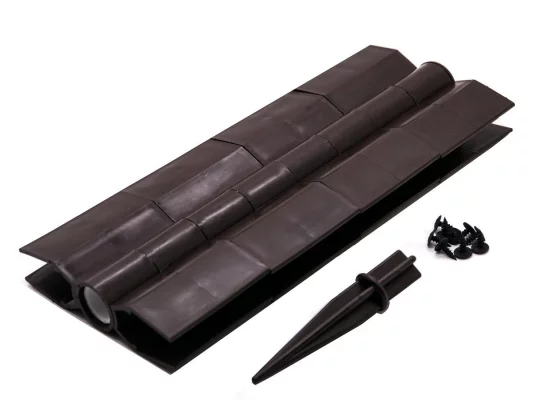 Угловой поворотный элемент для высокой грядочной доски из ДПК размером 300*30мм. Коричневый. Угловой поворотный элемент для высокой грядочной доски из ДПК размером 300*30мм. Коричневый.