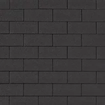 QUIET TILE Гибкая черепица Brick Черный упаковка 3 кв.м. (1/36)