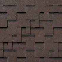 QUIET TILE Гибкая черепица Gallery Каштан упаковка 3 кв.м. (1/36)