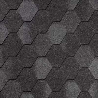 QUIET TILE Гибкая черепица Rombica Базальтово-серый упаковка 3 кв.м. (1/36) QUIET TILE Гибкая черепица Rombica Базальтово-серый упаковка 3 кв.м. (1/36)