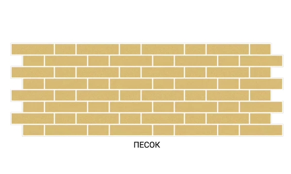 Термопанель Баварская кладка 100мм Песок /Белый Термопанель Баварская кладка 100мм Песок /Белый