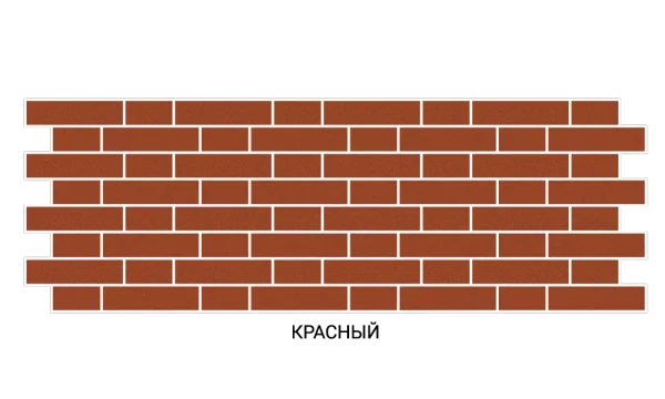 Термопанель Баварская кладка 100мм Красный /Белый Термопанель Баварская кладка 100мм Красный /Белый