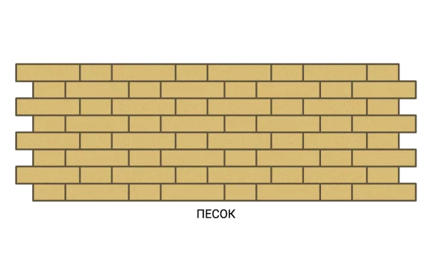Термопанель Баварская кладка 100мм Песок /Темный Термопанель Баварская кладка 100мм Песок /Темный
