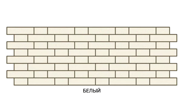 Термопанель Баварская кладка 100мм Белый /Темный Термопанель Баварская кладка 100мм Белый /Темный