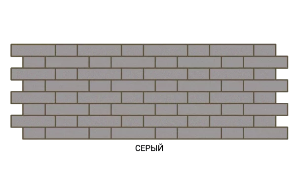 Термопанель Баварская кладка 100мм Серый /Темный Термопанель Баварская кладка 100мм Серый /Темный
