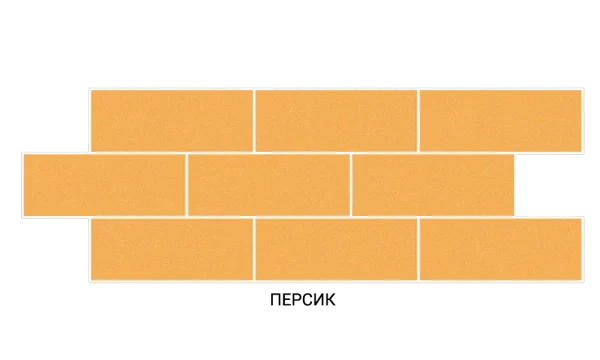 Термопанель Под камень 50мм Персик /Белый Термопанель Под камень 50мм Персик /Белый
