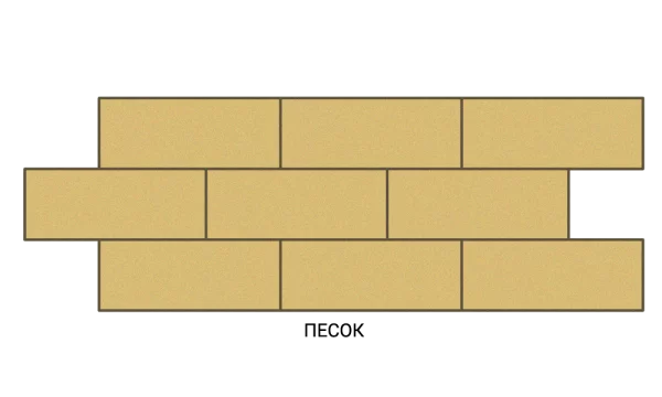 Термопанель Под камень 50мм Песок /Темный Термопанель Под камень 50мм Песок /Темный