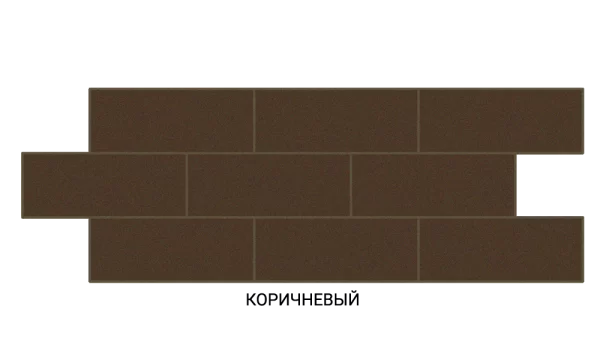 Термопанель Под камень 100мм Коричневый /Темный Термопанель Под камень 100мм Коричневый /Темный