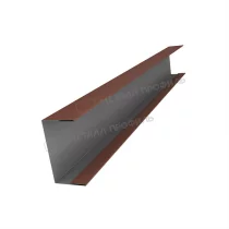 Планка стойки забора 60мм 35х60 х 3000 (ПЭ-01-8017-0.45)