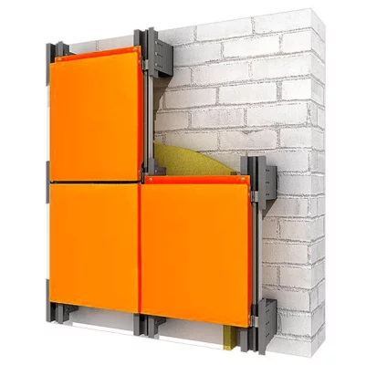 Фасадные кассеты закрытого типа Цинк 0,5мм Фасадные кассеты закрытого типа Цинк 0,5мм