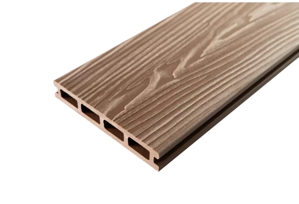Доска террасная Grand Line 3D Винтаж 150 4000х150х25 мм Орех
