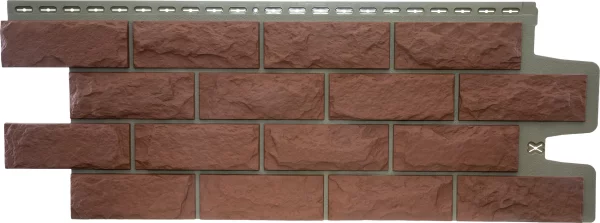 Фасадные панели Колотый камень Design Plus корица с темно-бежевым швом Grand Line Фасадные панели Колотый камень Design Plus корица с темно-бежевым швом Grand Line