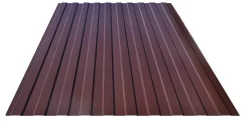 Профлист для забора С-8 Пуретан 0,5 мм RAL 8017 Коричневый шоколад