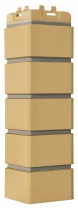 Угол Grand Line Клинкерный кирпич Design песочный со швом RAL 7006