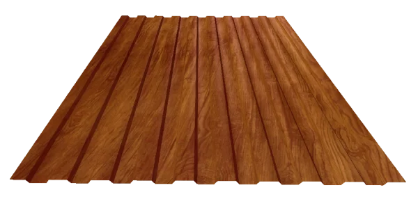 Профлист С8 Экостил Кедр текстурированный 0.5 мм-1 Профлист С8 Экостил Кедр текстурированный 0.5 мм-1