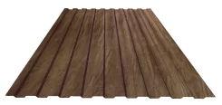 Профнастил для забора С 8 ECOSTEEL матовый Мореный дуб 0,5 мм