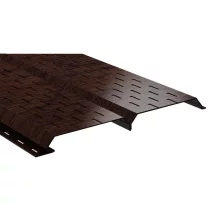 Софит Lбрус XL Экостил под дерево Мореный дуб глянцевый 0,5 мм