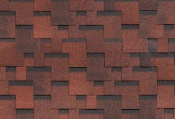 Гибкая черепица Финская Аккорд Красный