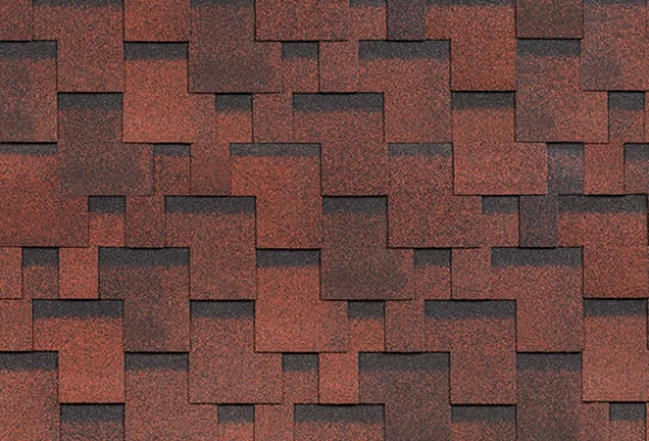 Гибкая черепица Финская Аккорд Красный Гибкая черепица Финская Аккорд Красный