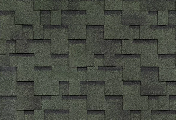 Гибкая черепица Shinglas Финская Аккорд Зеленый Гибкая черепица Shinglas Финская Аккорд Зеленый