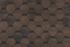 Гибкая черепица Shinglas Финская Соната Коричневый