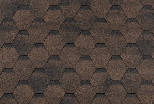 Гибкая черепица Shinglas Финская Соната Коричневый Гибкая черепица Shinglas Финская Соната Коричневый