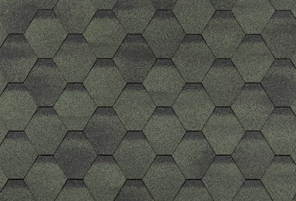 Гибкая черепица Shinglas Финская Соната Зеленый Гибкая черепица Shinglas Финская Соната Зеленый