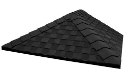 Коньковая черепица Katepal TopRidge Черная