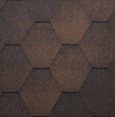 Гибкая черепица Katepal Jazzy коричневая Гибкая черепица Katepal Jazzy коричневая