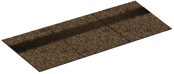 Коньково-карнизная черепица Shinglas Терра-1 Коньково-карнизная черепица Shinglas Терра-1