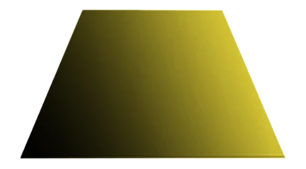 Лист плоский ПЭ 0.45 мм Желтый цинк RAL1018 ГОСТ
